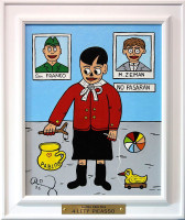 František R. Čech - 4 letý Picasso - originál